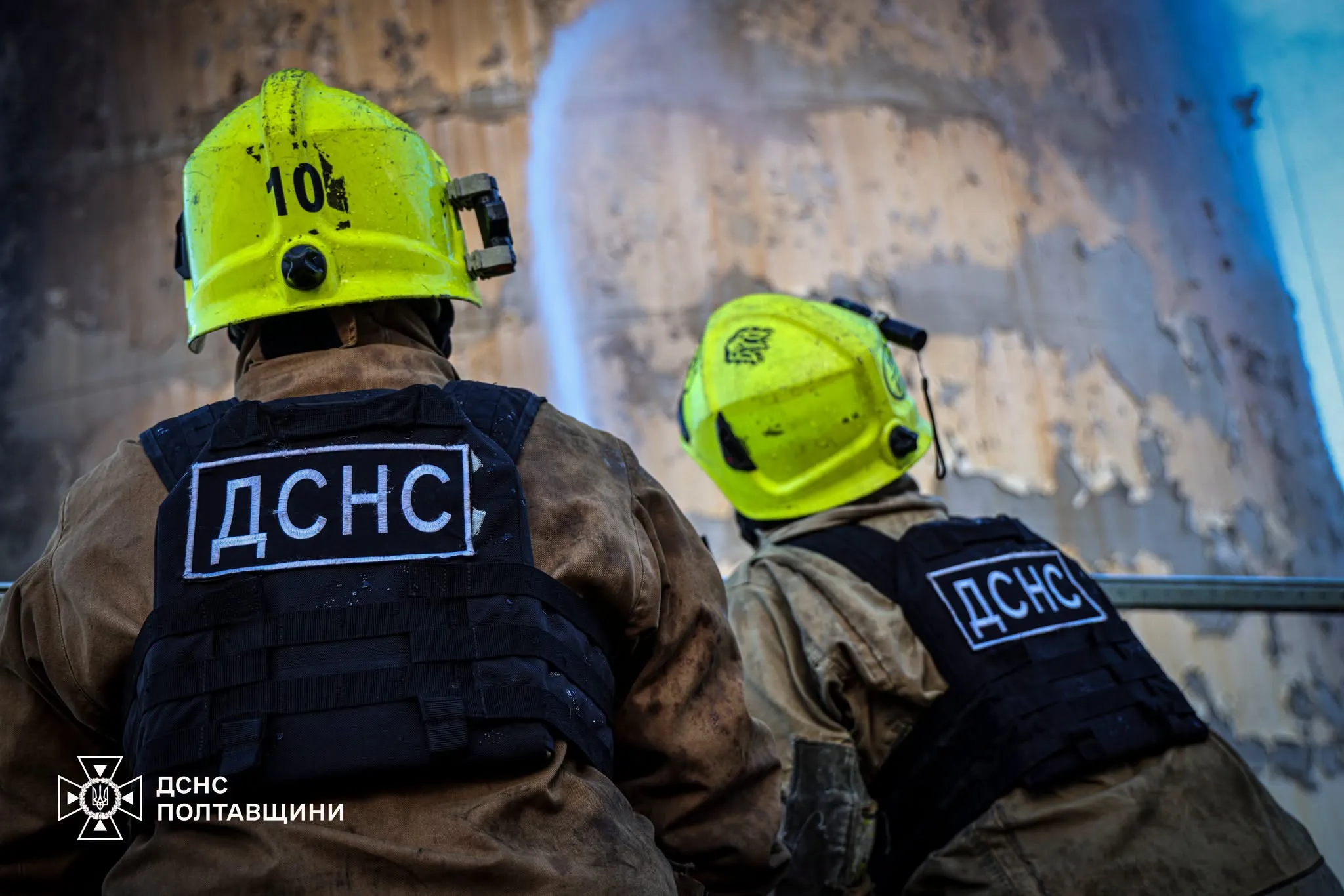 На Полтавщині загасили пожежу після атаки росіян