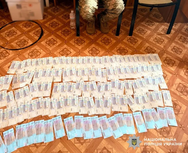 У Пирятині затримали командира роти – його підозрюють в отриманні 150 тисяч гривень хабаря