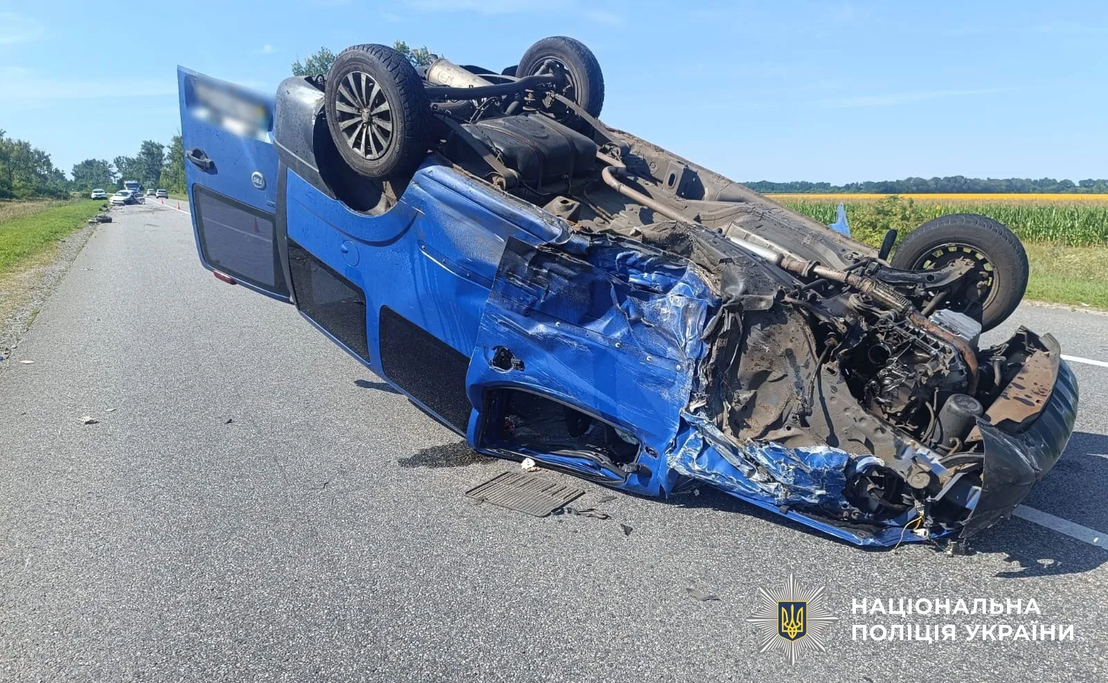 Внаслідок ДТП у Полтавському районі госпіталізували двох людей
