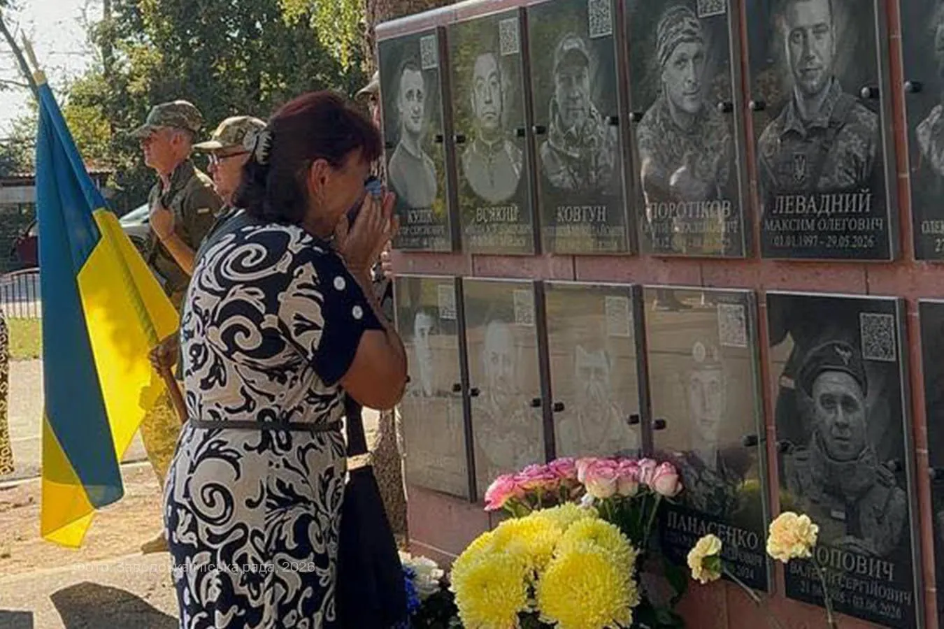 На Алеї слави в Заводському відкрили нові меморіальні дошки