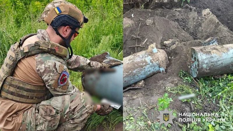 На Полтавщині виявили нерозірвану бойову частину російської ракети
