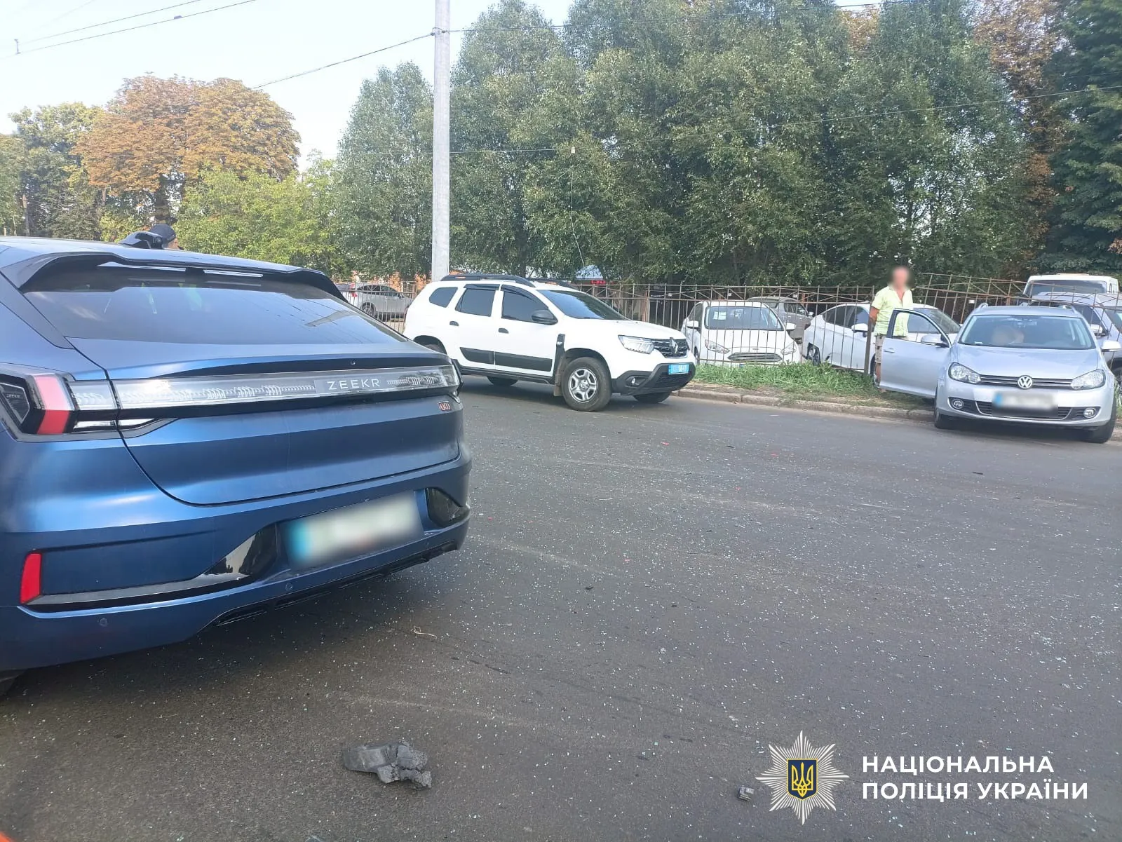 В аварії в Полтаві поранена жінка