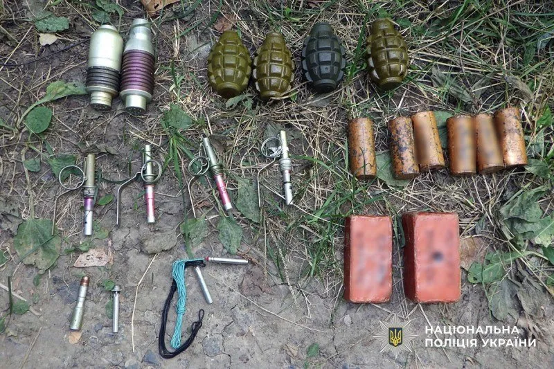 У Полтаві біля вулиці Огнівської знайшли гранати та вибухівку