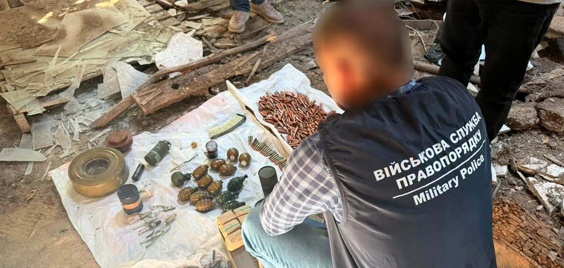 У Полтавській області виявили схрон з боєприпасами