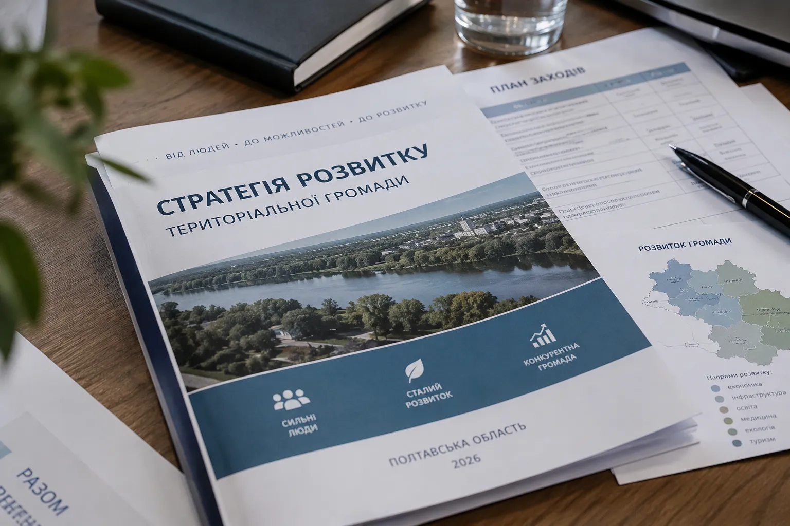 Майже всі громади Полтавщини мають затверджені стратегії розвитку