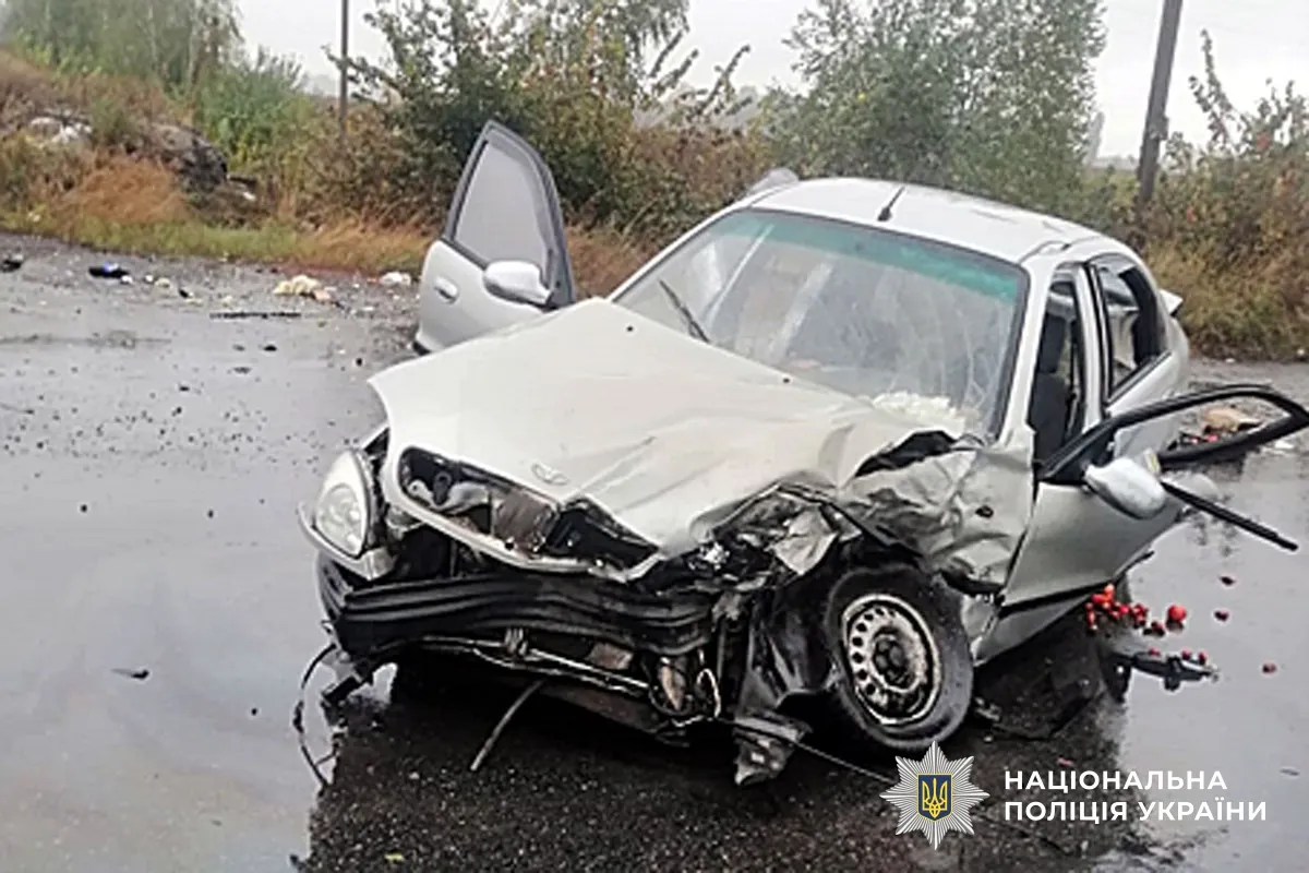 В аварії на Полтавщині поранені п’ятеро людей