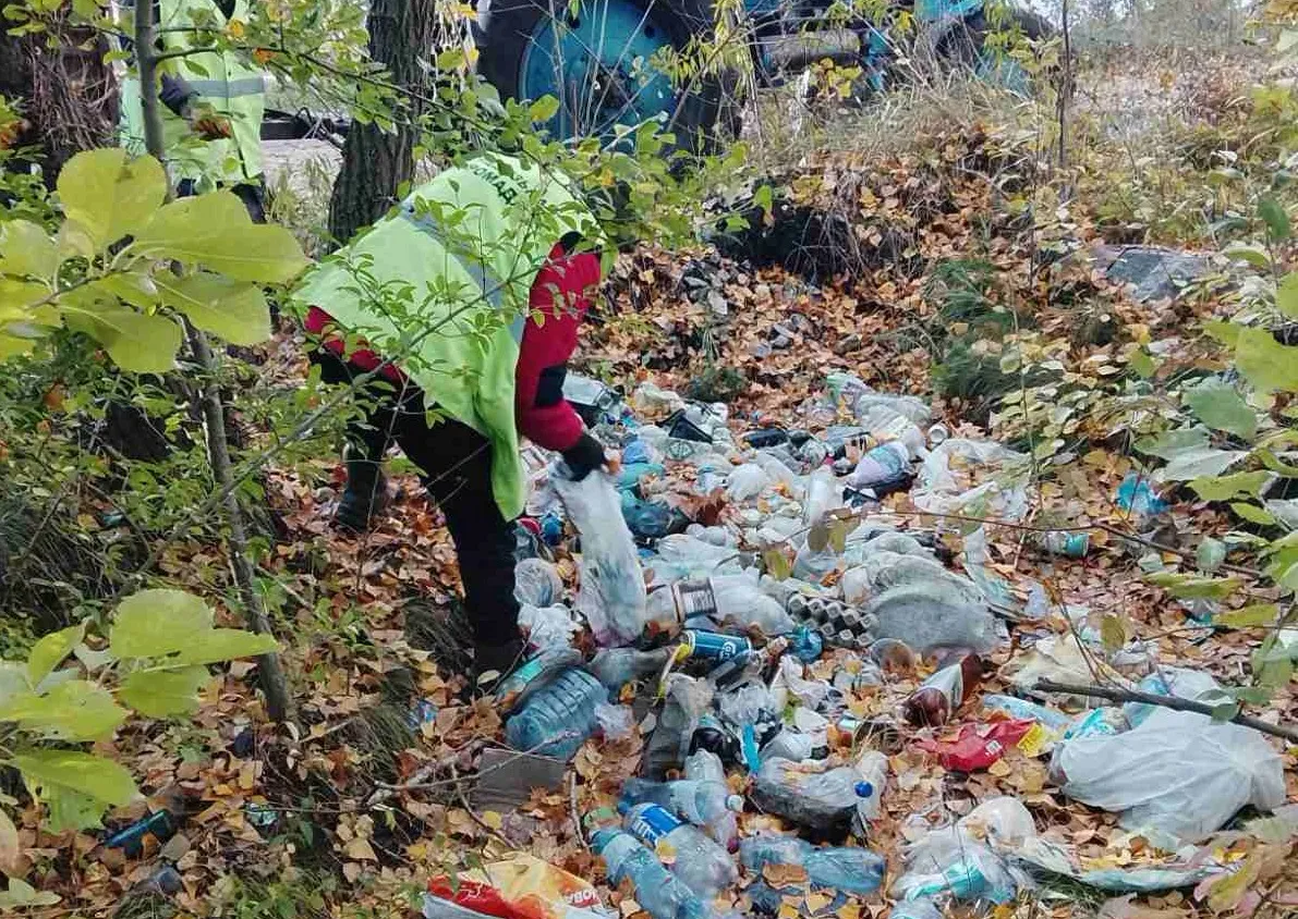 У Полтавській області ліквідували незаконне сміттєзвалище