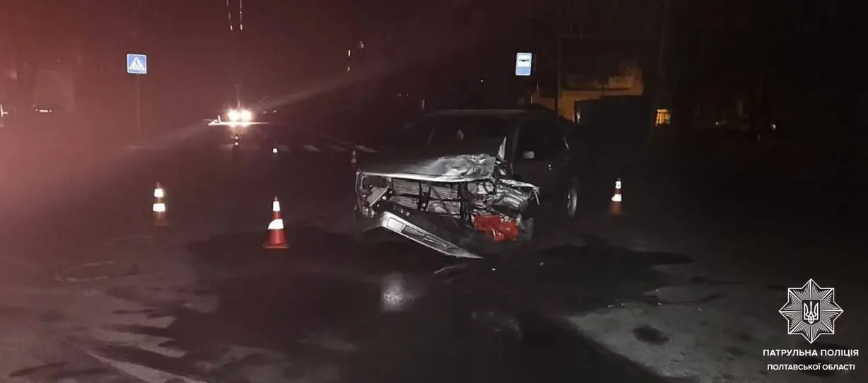 У Полтаві після ДТП на вулиці Івана Мазепи склали протоколи на обох водіїв