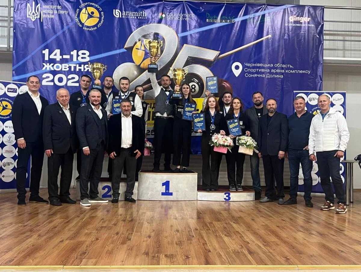 Кременчуківка здобула срібну медаль на Суперкубку України зі спортивного більярду