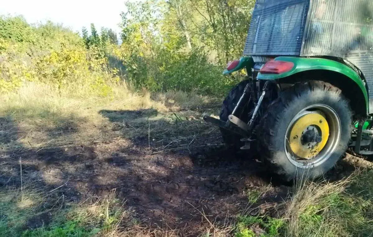 У Глобинській громаді ліквідували стихійне звалище