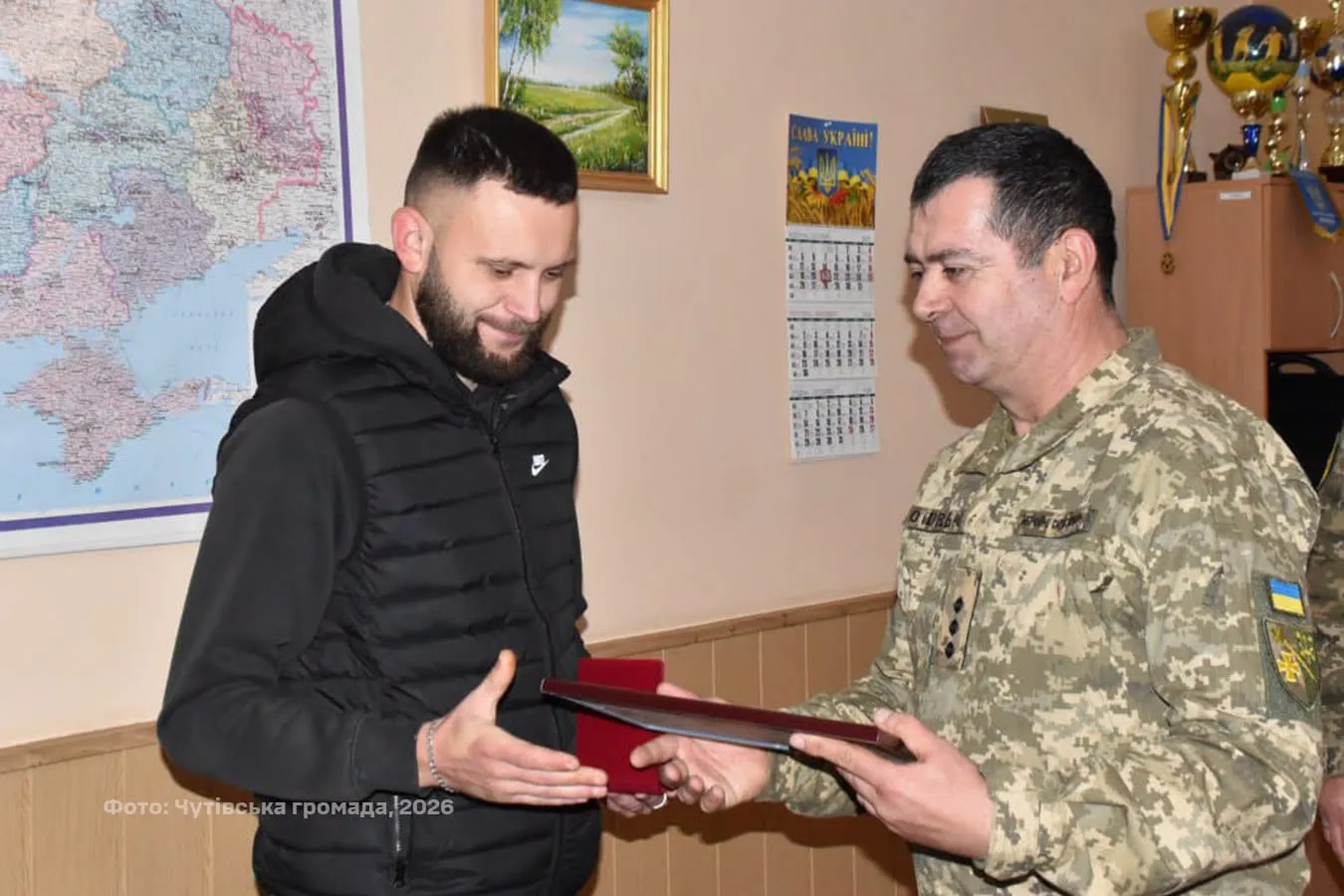 Міністр оборони відзначив ветерана з Полтавського району