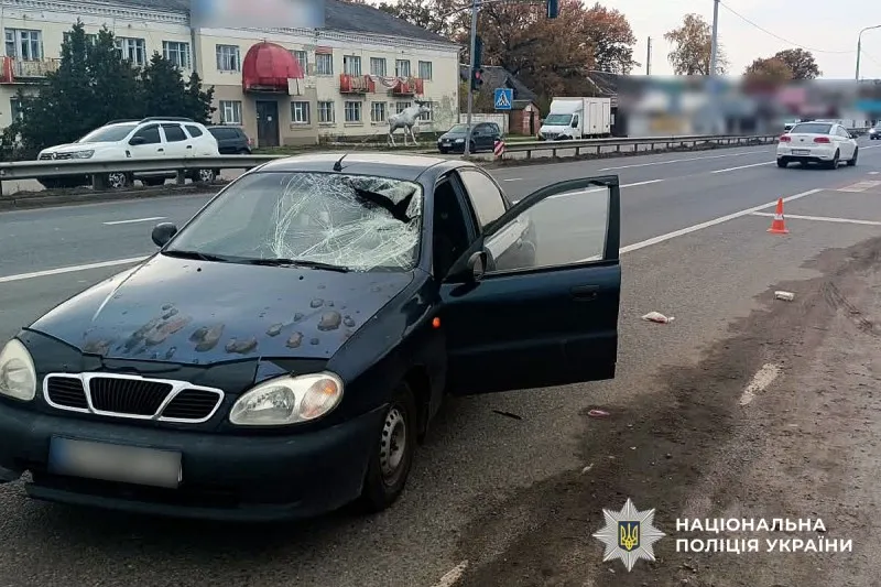 На пішохідному переході в Полтавському районі збили юнака