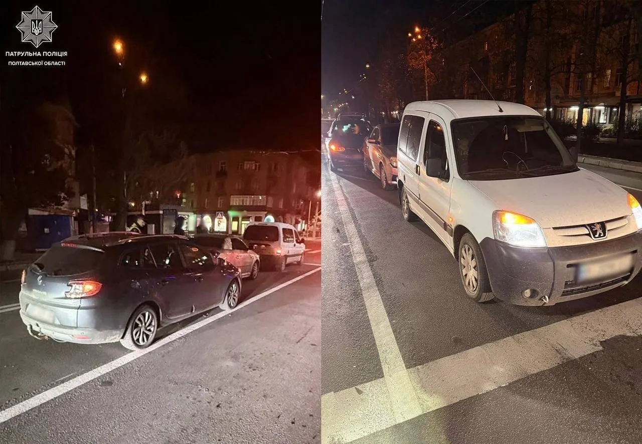 У Полтаві нетверезий водій скоїв ДТП