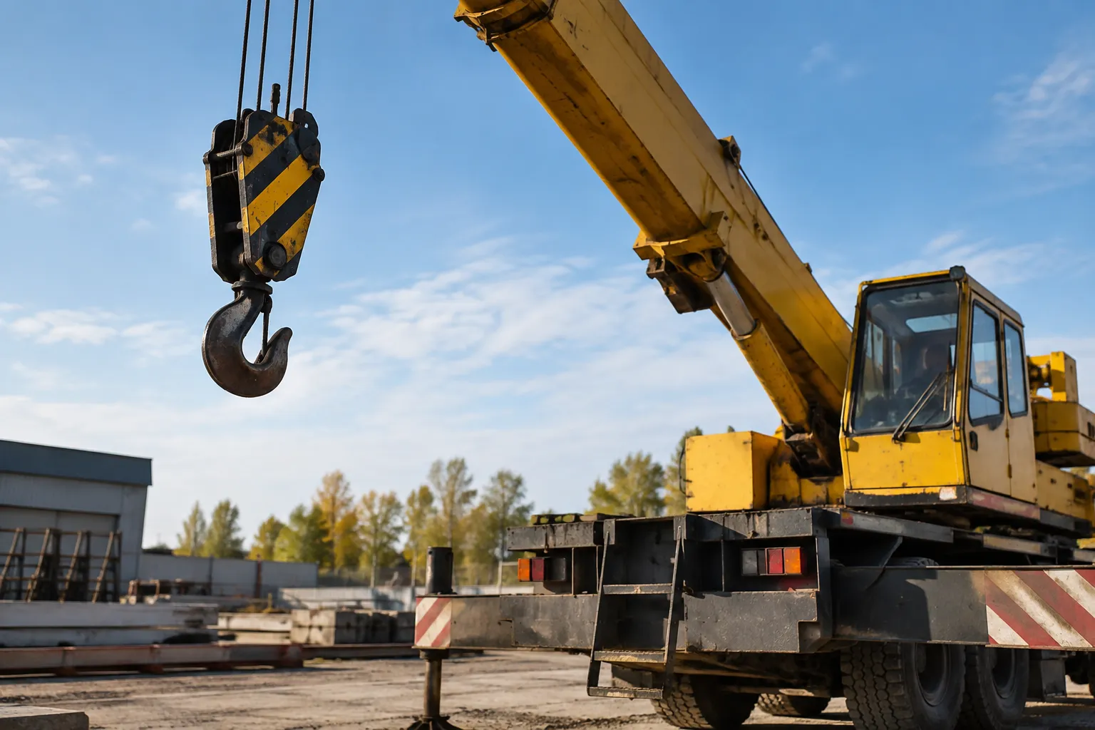 На Полтавщині чоловік травмувався під час ремонту монтажного крана