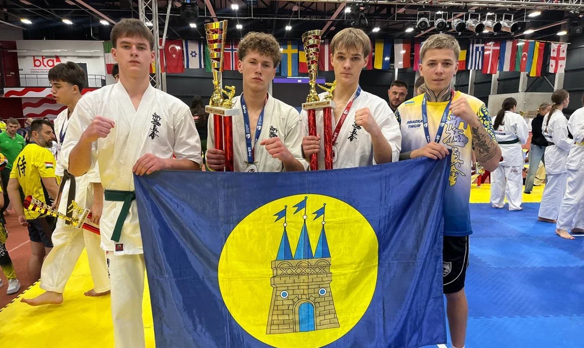 Каратисти з Полтавщини здобули золоту й срібну медалі на чемпіонаті Європи